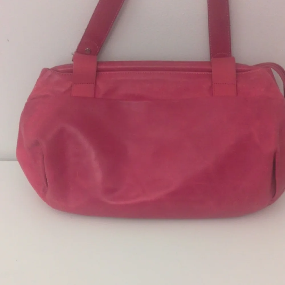 Vintage Italian Designer Mandarina Duck Red Leather Purse - Picture 8 of 11